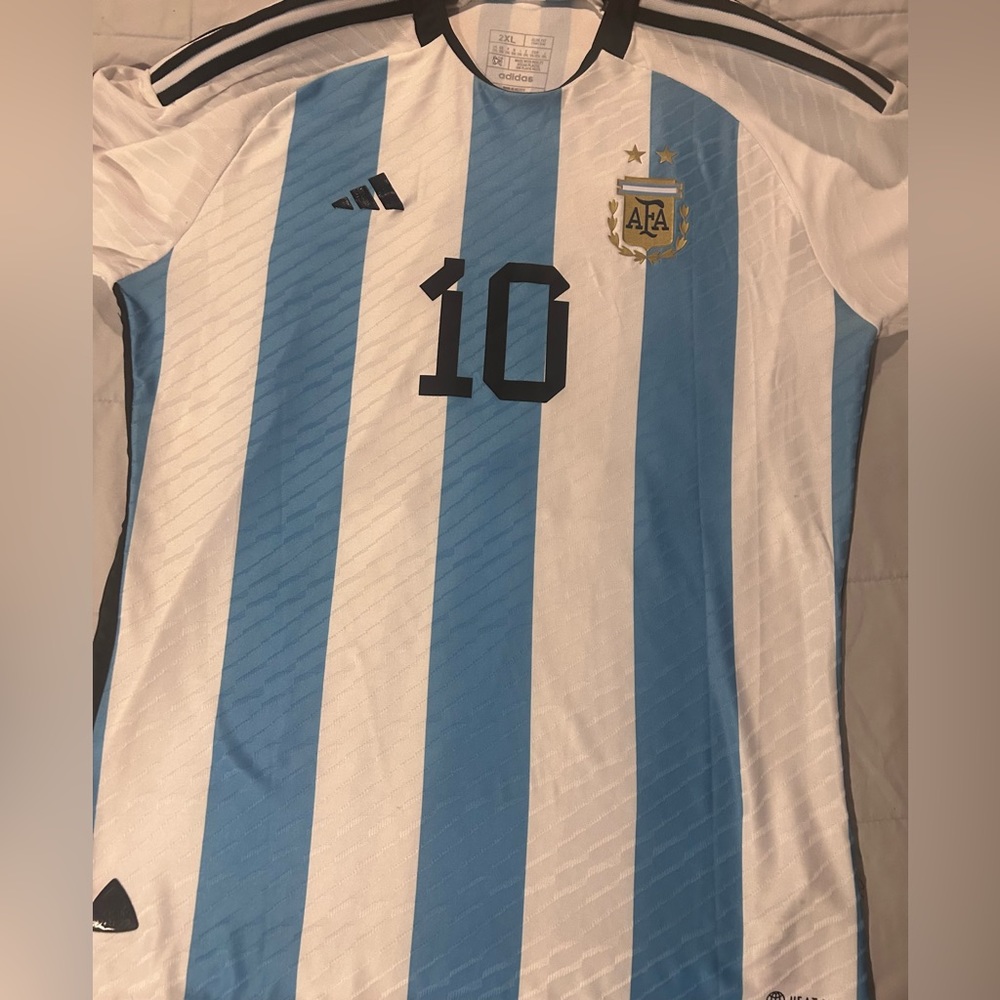 🚨🚨⚽️Brand New🚨🚨🇦🇷Lionel Messi🇦🇷⚽️World Cup Jersey🏆Argentina🚨⚽️🏆